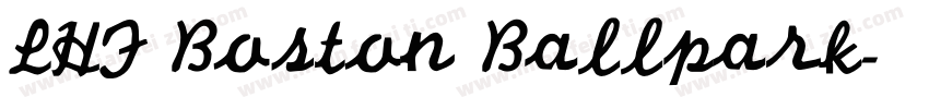 LHF Boston Ballpark字体转换